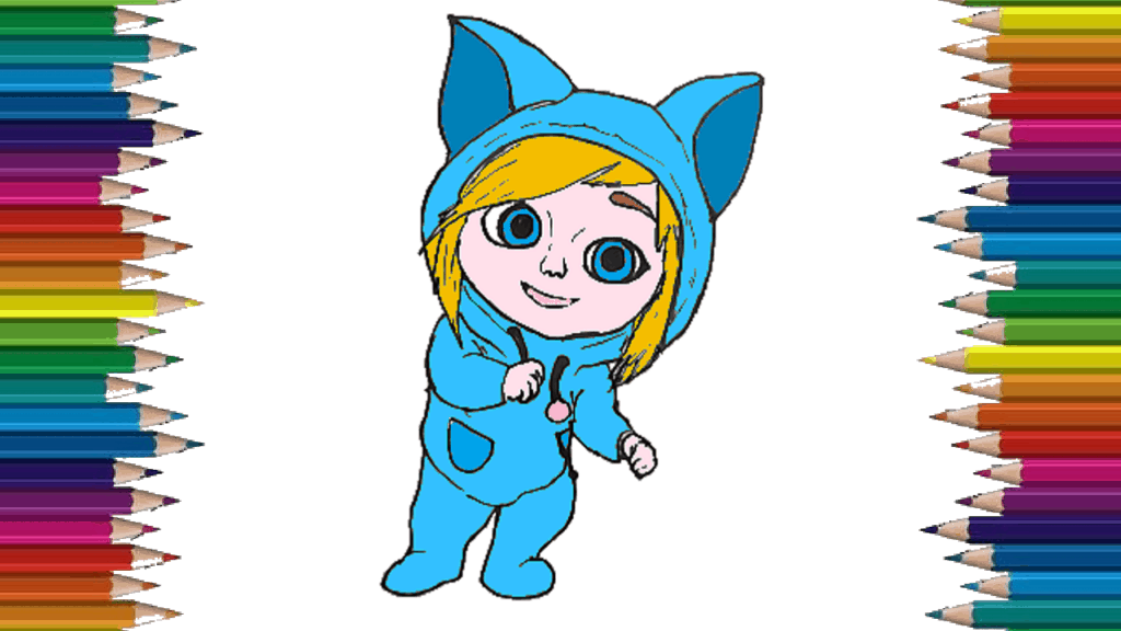 Dave and Eva Drawing - How to draw Eva From Dave and Eva