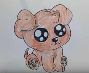 How to Draw a Cute Puppy