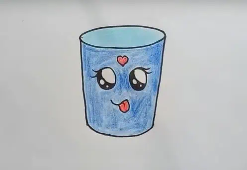 How to Draw a cute cup