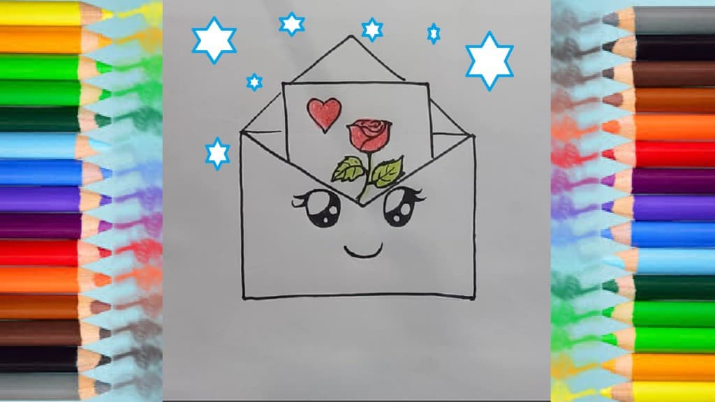 How to draw letter and coloring pages