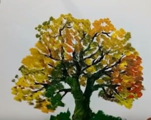 How to paint a tree
