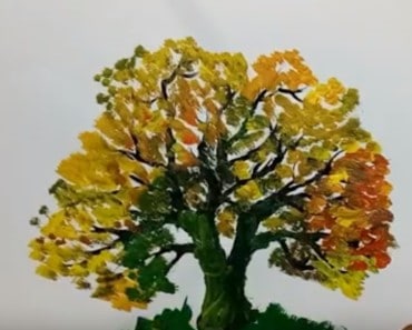 How to paint a tree