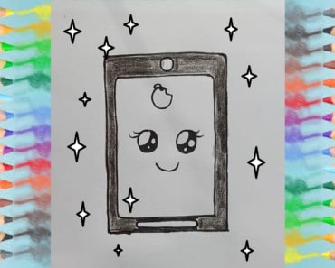 How to draw iphone step by step