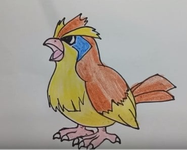 How To Draw Pidgey from Pokemon