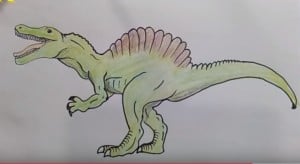 How to Draw Spinosaurus