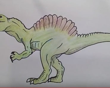 How to Draw Spinosaurus in Jurassic World and Spinosaurus