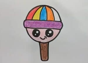 How to Draw a cute Lollipop