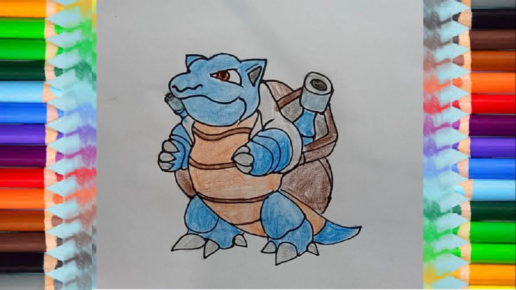 How to draw Blastoise From Pokemon