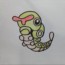 How to draw Caterpie From Pokemon