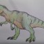How to draw Tyrannosaurus Rex (T-Rex) | Step by step Drawing tutorials