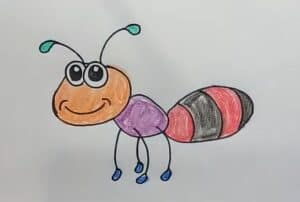 How to draw a Cartoon Ant