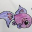 How to Draw cute cartoon Fish easy