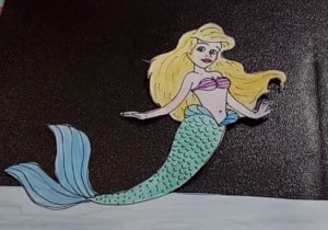 How to draw mermaid step by step