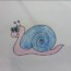 How to Draw Cartoon Snails with Simple