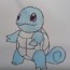 How to draw squirtle from pokemon