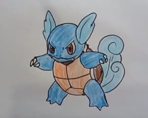 How to draw wartortle from pokemon
