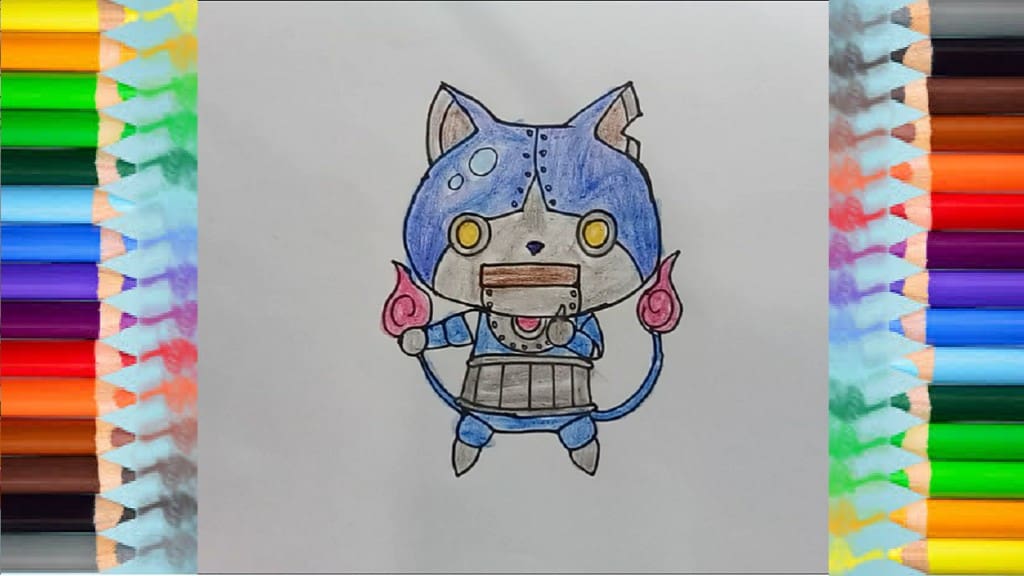 How To Draw Robonyan From Yo-kai Watch