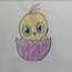 How To Draw An Easter Chick -Draw cute animals for kids