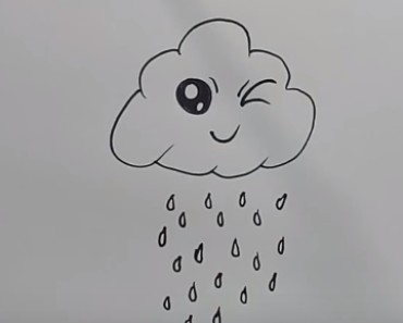Draw so cute – How to draw a cute cartoon Cloud