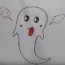 HOW TO DRAW A CUTE GHOST