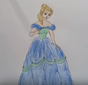 How to Draw Belle from Disney's Beauty and the Beast