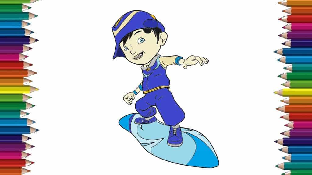 How to Draw BoBoiBoy Cyclone from BoBoiBoy Galaxy