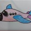 How to Draw a cartoon Plane  | coloring pages for kids