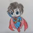How to draw superheroes cute and easy step by step | superhero drawing