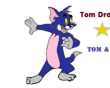 Tom & Jerry drawing | How to Draw Tom from Tom & Jerry