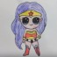 how to draw wonder woman cute and easy | How to draw cartoons for kids