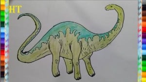 How to draw Apatosaurus