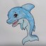 How to draw a cute cartoon Dolphin | Draw so cute