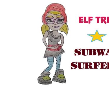 Subway Surfers Drawing – How to draw Elf Tricky from Subway surfers