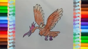 How to draw Fearow from Pokemon