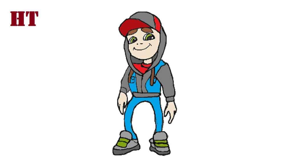 How to draw Jake from Subway surfers – Subway Surfers Drawing