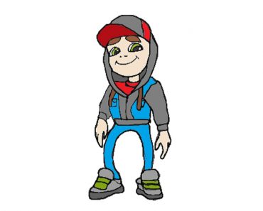 How to draw Jake from Subway surfers – Subway Surfers Drawing