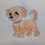 How to draw a cartoon Dog cute and easy | Easy animals to draw
