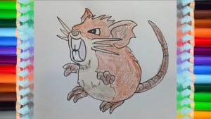 How to draw a Raticate from Pokemon