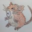 How to draw Raticate from Pokemon – Pokemon drawings