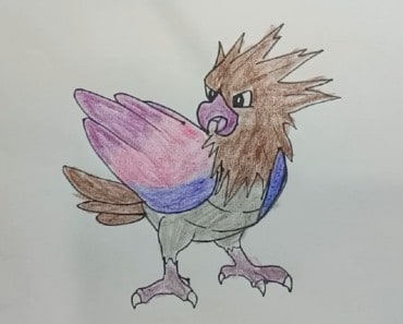 How to draw a Spearow from Pokemon – Pokemon drawings