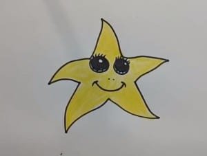 How to draw a Star cute, easy - Draw so cute