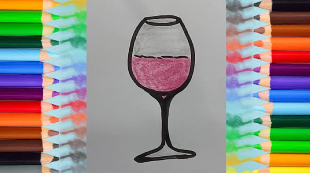 how-to-draw-a-wine-glass-step-by-step