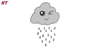 How to draw a cartoon Cloud