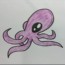 How to draw a cute Octopus | Draw cute animals