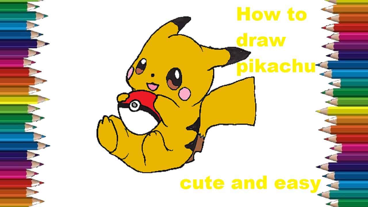 How to Draw Pikachu Easy - How to Draw Easy-saigonsouth.com.vn