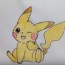 How to draw pikachu cute and easy | how to draw pokemon characters