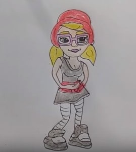 Subway Surfers Drawing - How to draw Elf Tricky from Subway surfers
