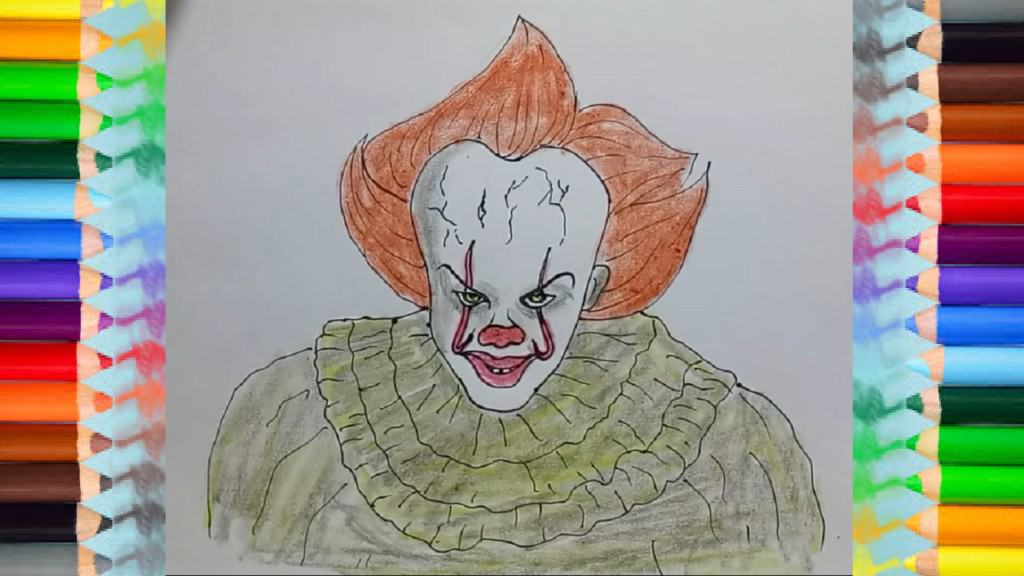 Drawing Pennywise the Dancing Clown