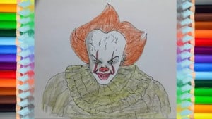 How To Draw Pennywise The Dancing Clown Easy Step By Step