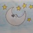 How to Draw a cute moon and star